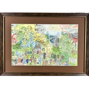Raoul DUFY (1877 - 1953) La Fee Electricite (Elektrická víla).1965