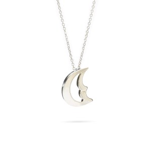 1980s. Moon pendant, designed by Paloma Picasso, Tiffany &amp; Co.