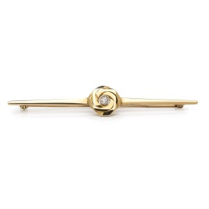 2nd half of the 20th century. Brooch with diamond