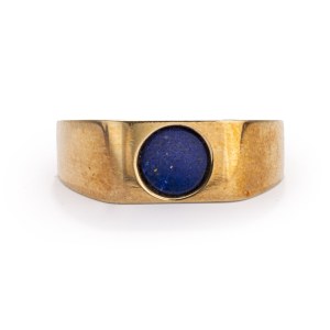 1960s. Signet with lapis lazuli, Vienna