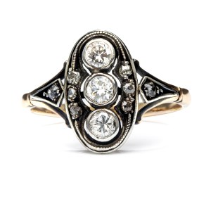 1930s. Art déco ring