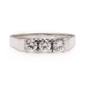 2nd half of 20th century. Ring with diamonds