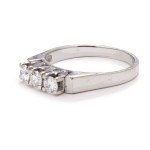2nd half of 20th century. Ring with diamonds