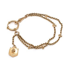 19th/20th c. Bracelet with half pearls