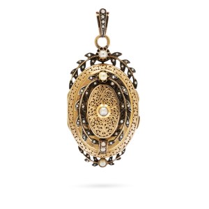 2nd half of 19th century. Pendant with secretary, Paris