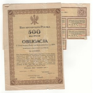 5% State Conversion Loan 1924, PLN 500 bond