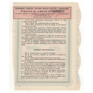 Mirkowska Fabryka Papieru S.A. in Warsaw, 150 zloty share 1931