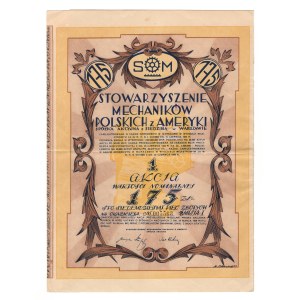 Association of Polish Mechanics of America S.A., share 175 zl.