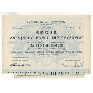 Akcyjny Bank Hipoteczny, akcja 100 zł 1926