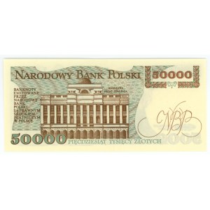 50.000 zloty 1989, série W