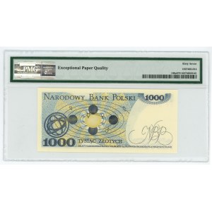 1.000 oro 1982, serie EK, PMG 67 EPQ