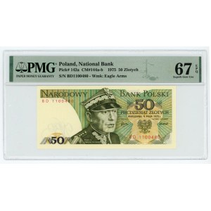 50 Gold 1975, BD-Serie, PMG 67 EPQ