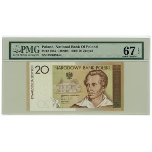 20 Gold 2009, Julius Slovak, PMG 67 EPQ