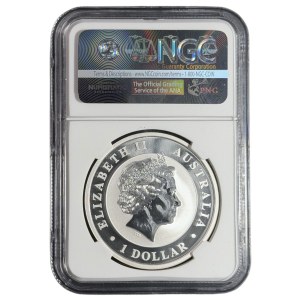 Australia, 1 dollaro 2015, Koala, NGC BRILLANTE NON CIRCOLATO