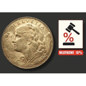 Schweiz, 10 Franken 1913, Au 900