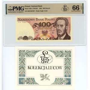 100 Gold 1982, HH series, PMG 66 EPQ, Lucow Collection