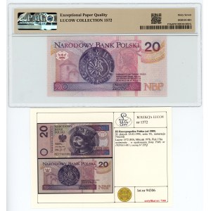 20 oro 1994, serie FE, PMG 67 EPQ, Collezione Lucow