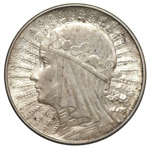 II RP, 5 zloty 1934 Head of a woman