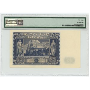 20 Zloty 1936, Serie AB, PMG 58