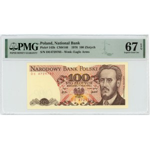 100 Gold 1976, DE series, PMG 67 EPQ