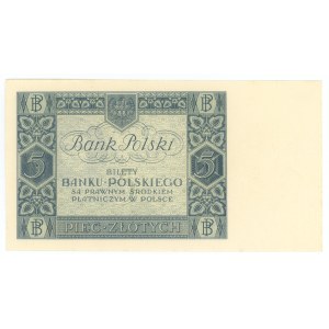 5 złotych 1930, seria BT