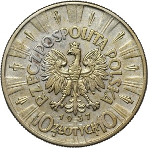 II RP, 10 zloty 1937, Józef Piłsudski