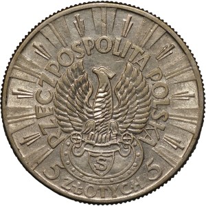 II RP, 5 zloty 1934, Piłsudski Strzelecki