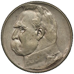 Second Republic, 5 gold 1934, Pilsudski Rifleman