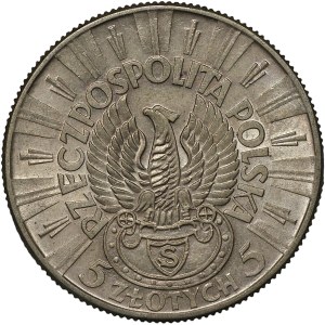 Second Republic, 5 gold 1934, Pilsudski Rifleman