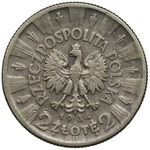 II RP, 2 złote 1934, Józef Piłsudski