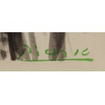 Pablo Picasso (1881 Málaga - 1973 Mougins), Ritratto di Jacqueline dalla serie Il flauto doppio, 1967
