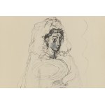 Pablo Picasso (1881 Malaga - 1973 Mougins), Jacqueline en espagnole dalla cartella La flûte double, 1967