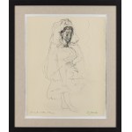 Pablo Picasso (1881 Malaga - 1973 Mougins), Jacqueline en espagnole dalla cartella La flûte double, 1967