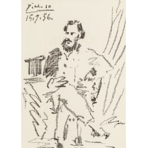 Pablo Picasso (1881 Málaga - 1973 Mougins), Ritratto di Leo Tolstoj, 1956