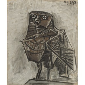 Pablo Picasso (1881 Málaga - 1973 Mougins), Gufo della morte (Le hibou de la Mort), 1954