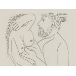 Pablo Picasso (1881 Málaga - 1973 Mougins), Double Nude from the Tastes of Happiness series, 1970