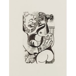 Pablo Picasso (1881 Málaga - 1973 Mougins), Act of Love from the series Tastes of Happiness, 1970