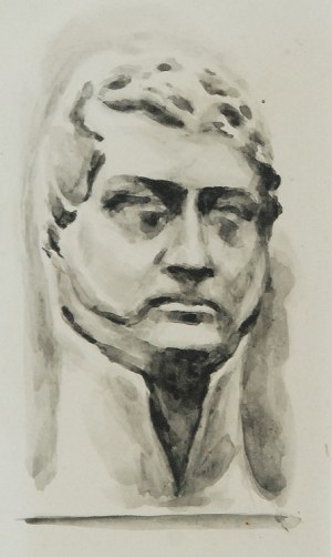 Józef PANKIEWICZ (1866-1940), Głowa męska