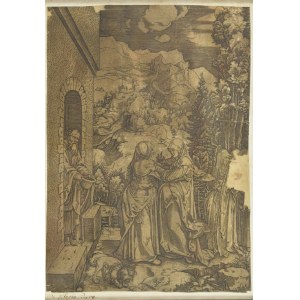 Marcantonio RAIMONDI (ok. 1488-1527 lub 1534), Nawiedzenie, ok. 1505