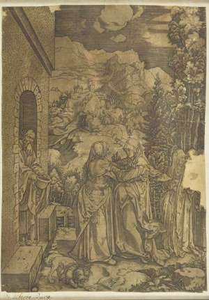 Marcantonio RAIMONDI (ok. 1488-1527 lub 1534), Nawiedzenie, ok. 1505