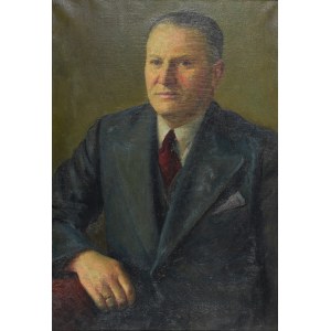 Wacław DOBROWOWSKI (1890-1969), Portret mężczyzny w garniturze, 1937