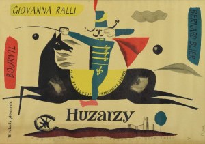 Jerzy FLISAK (1930-2008), Plakat do filmu Huzarzy  (Francja, reż. Aleex Joffé wg sztuki Bréala)