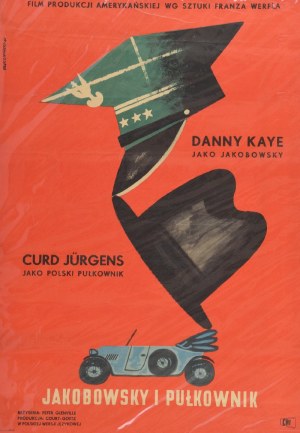 Eryk LIPIŃSKI (1908-1991), Plakat do filmu Jakobowsky i pułkownik,  1961