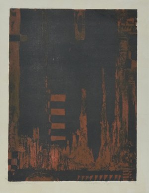 Mieczysław WEJMAN (1912-1997), Zasłona czarna, 1962
