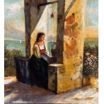 SCUOLA NAPOLETANA, Young Girl at the Well