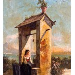 SCUOLA NAPOLETANA, Young Girl at the Well