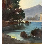 Naples with the eruption of Vesuvius