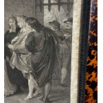 Pair of veneered frames