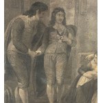 Pair of veneered frames