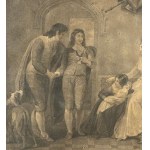 Pair of veneered frames